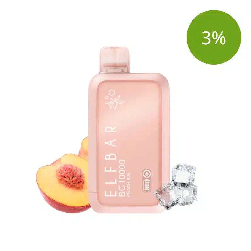 Elfbar BC 10000 Peach Ice (Pfirsich Ice) 3 nic
