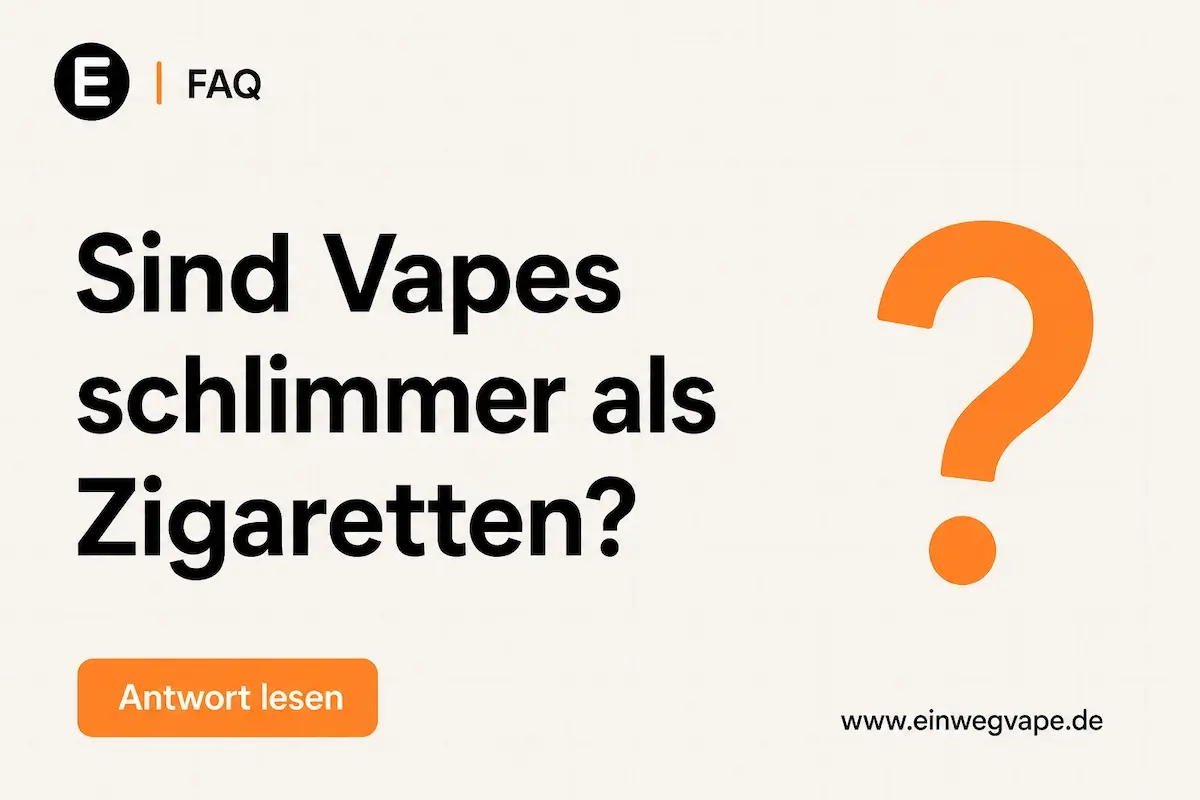 Sind Vapes schlimmer als Zigaretten-FAQs