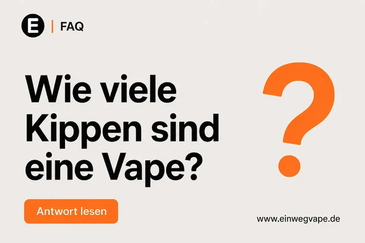 Frage zum Vergleich zwischen Vape und Zigaretten