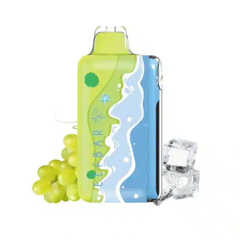 Elfbar Ice King 30000 Grüne Traube Ice (Green Grape Ice) Einweg Vape