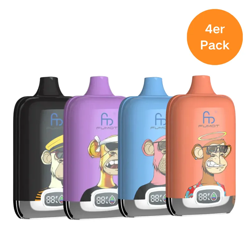 Fumot Digital 12000 4er pack Einweg Vape Deutschland