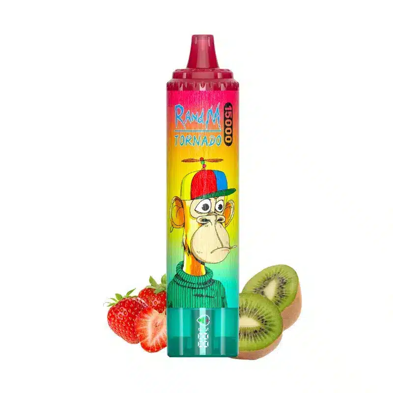 Fumot Tornado 15000 Erdbeere Kiwi (strawberry kiwi)